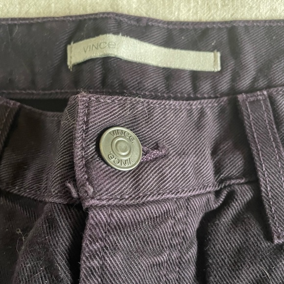 Vince straight leg jeans in plum - Picture 5 of 6